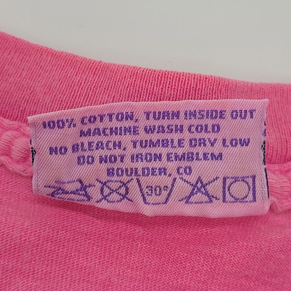 Fresh Produce Vintage Tee Pink Newport Beach Tulip Graphic 1995 V T-Shirt Medium - Picture 14 of 14